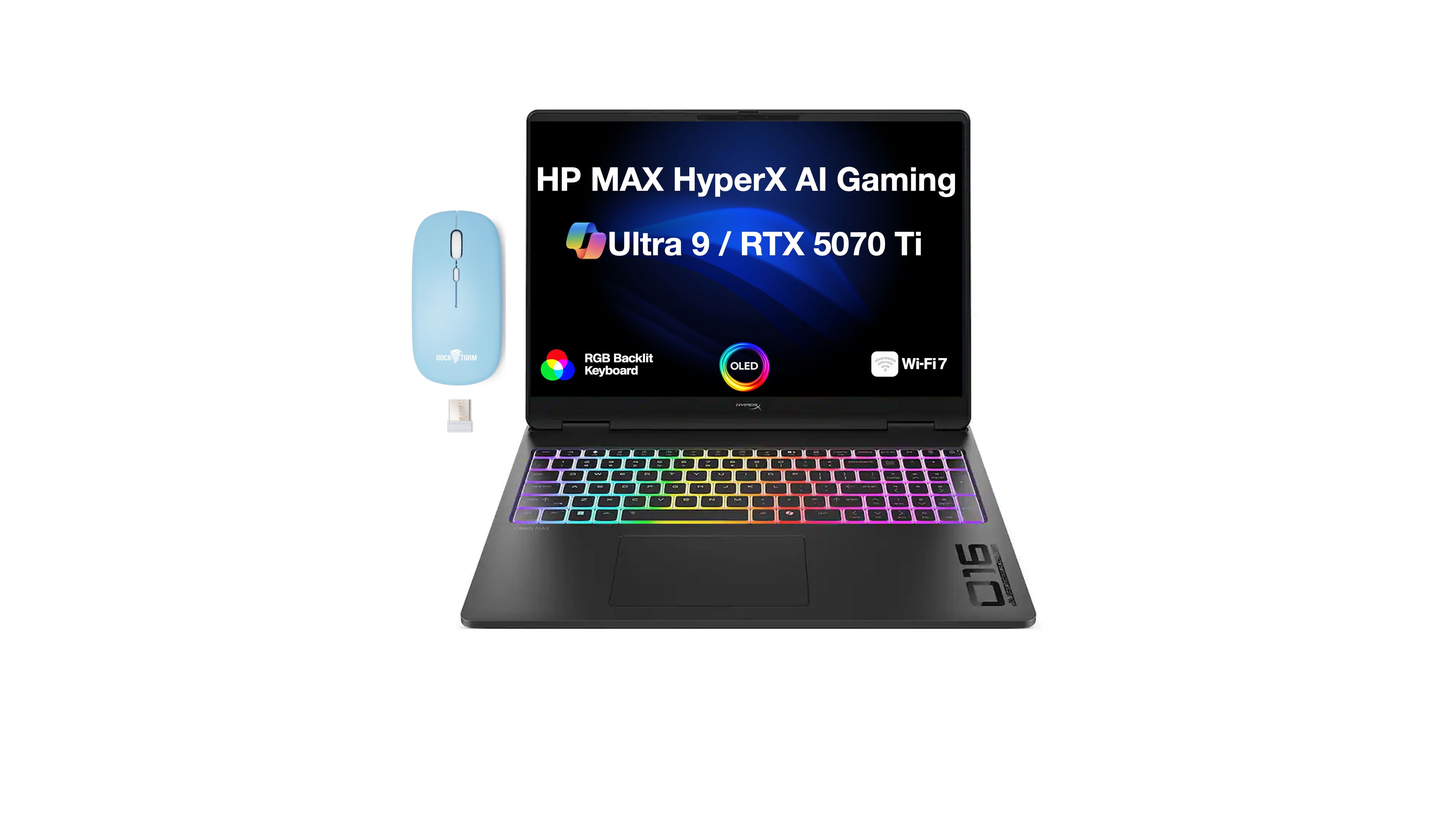 Hp Omen Max Hyperx Laptop 16.0 Wqxga Display Ultra 9 290hx Plus 32gb1tb Win 11 Home With Dkz Wireless Mouse
