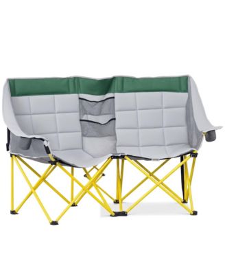 Outdoor Chair, Folding Design, Carry Bag, Cup Holders for Camping, Travel and Outdoor Activities