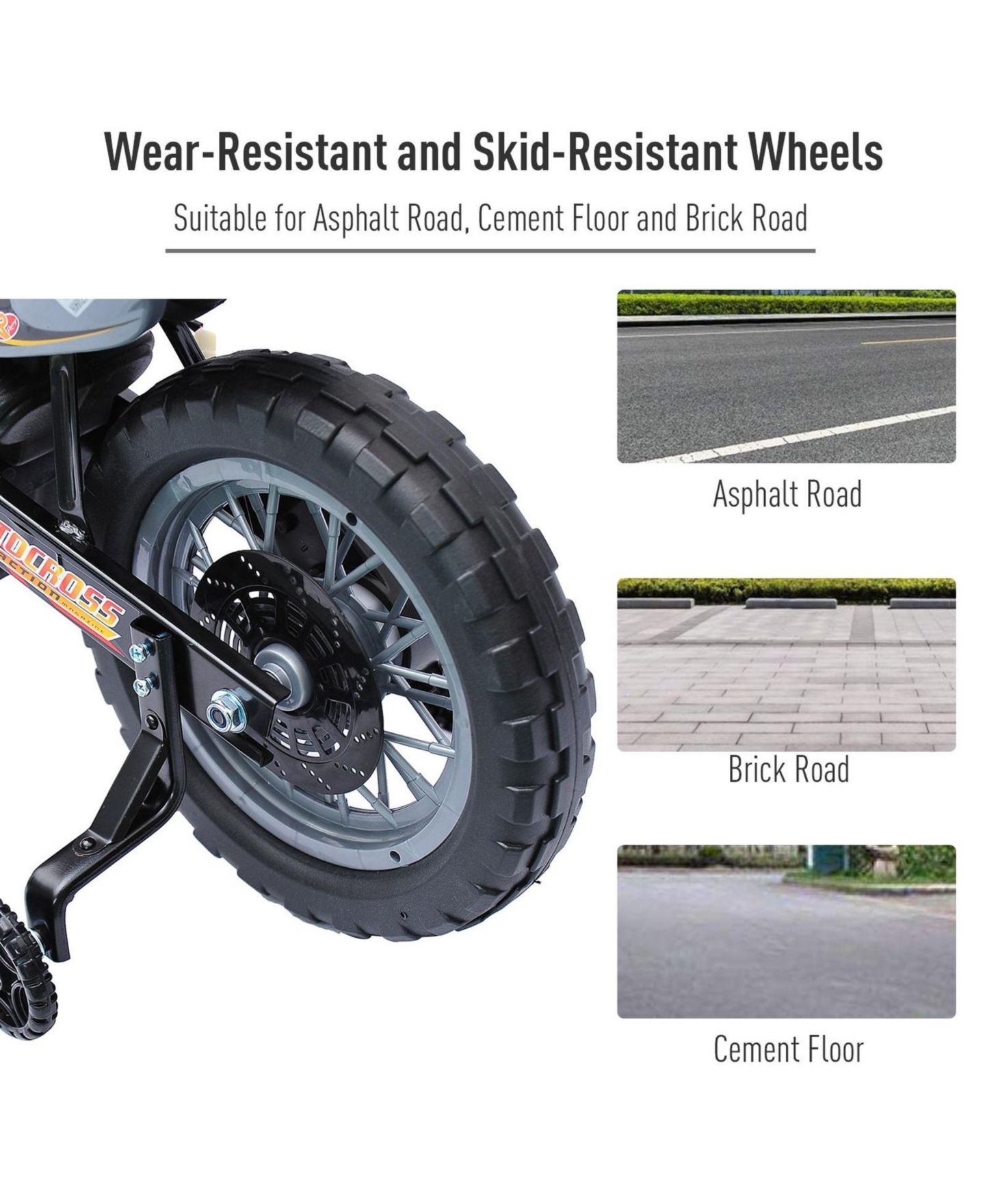 Детская игрушка SEVORLEY Kids 6V Battery-Powered Ride-On Motorcycle, 1 Rider, Ages 5-10 Years, цвет: Красный — фото 8