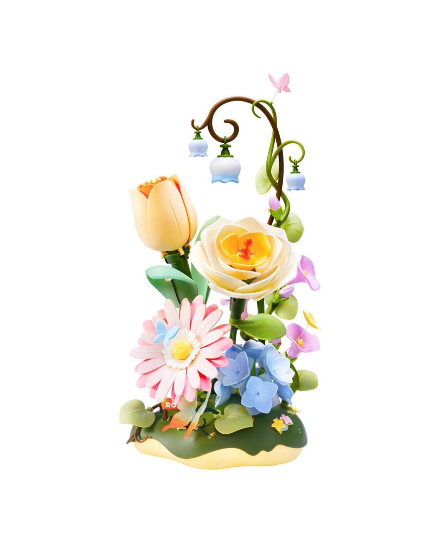 Детский конструктор Robotime Flower Wooden Bloom Craft 581-Piece Puzzle Building Set, Ages 14+ — фото 1