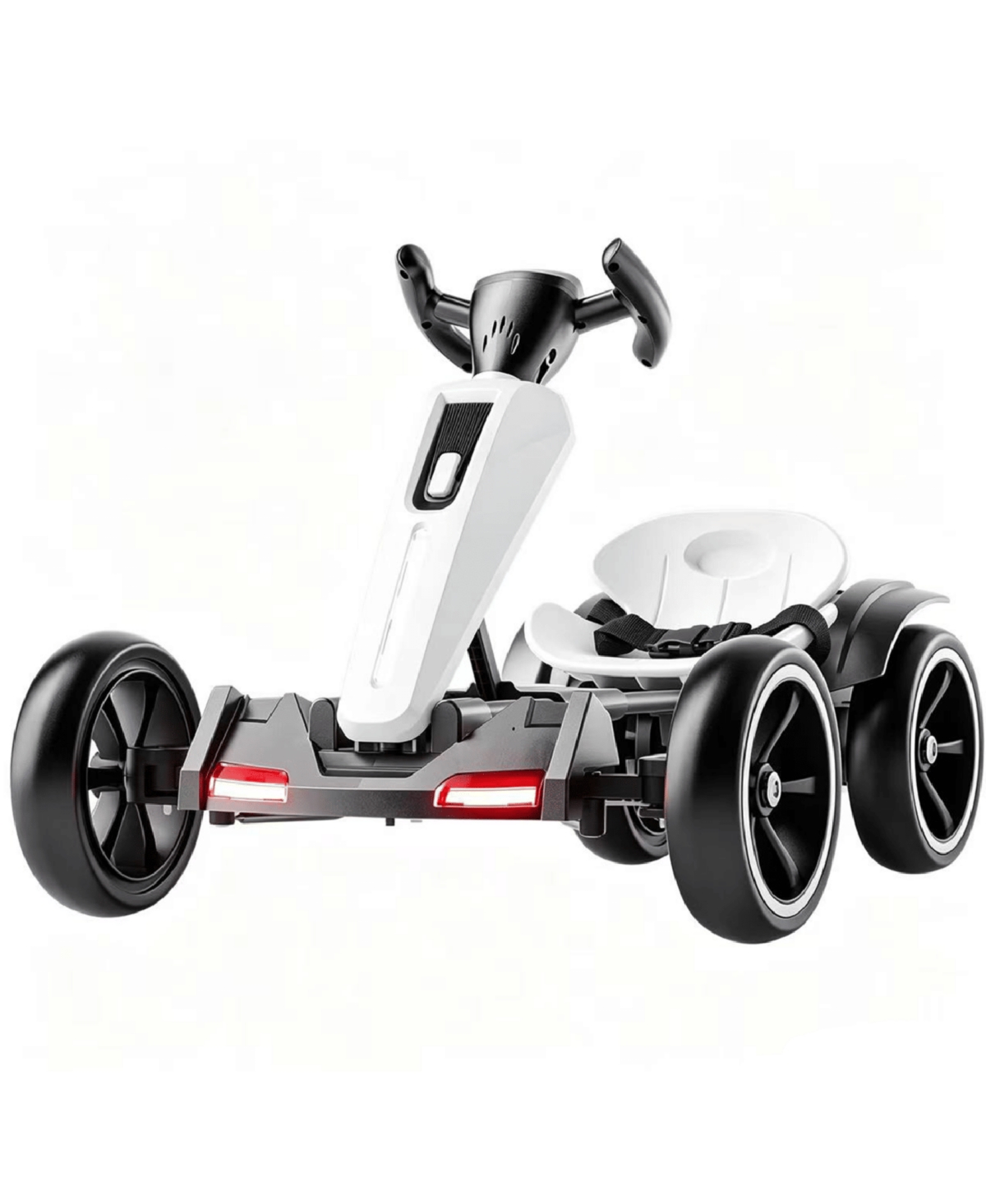 Sevorley Kids 12V Powered Folding Go-Kart with Adjustable Seat, Ages 3-6