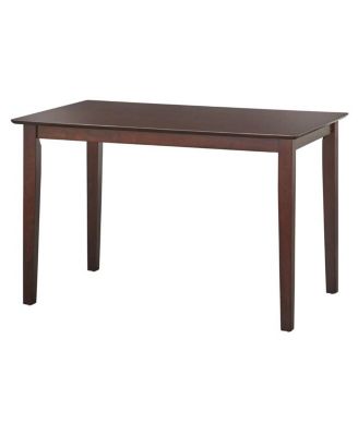 47-Inch Rectangular Dining Table with Espresso