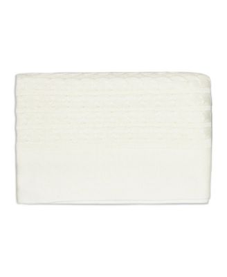Cable-Knit Crib Blanket