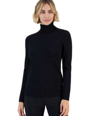 Women's Cable-Knit Turtleneck Sweater