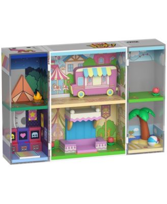 Bitty Boxes Sanrio Town Hello Kitty Acrylic Display Case, 2-Piece Playset, Ages 3+