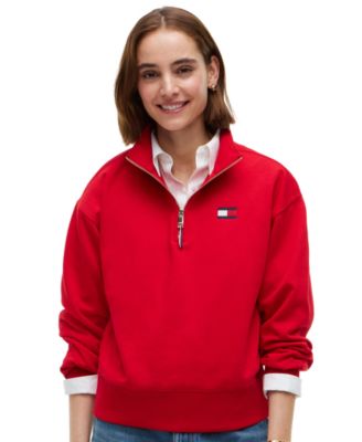 Women's Half-Zip Mock Neck Sweatshirt