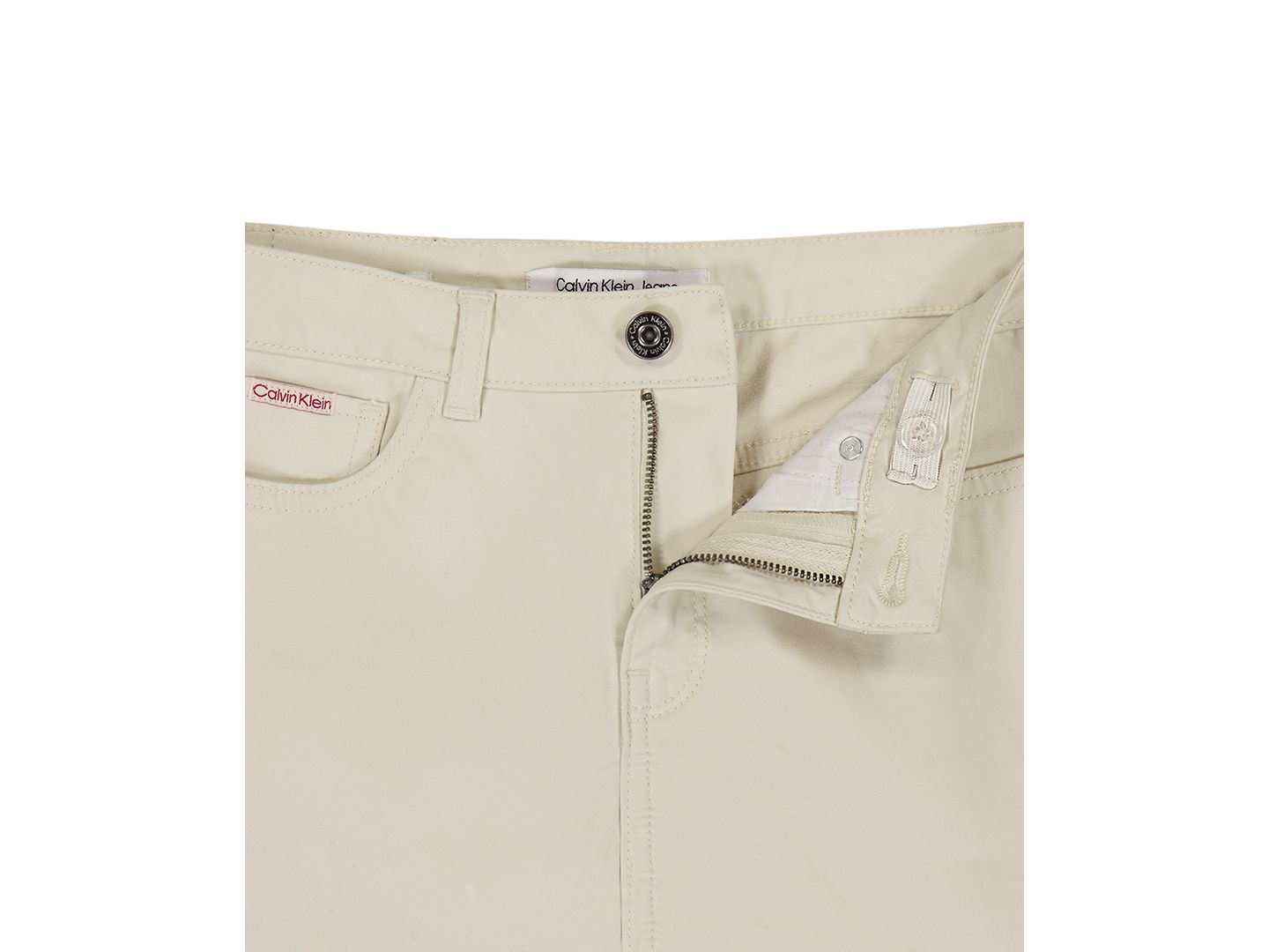 Брюки Calvin Klein Cotton Sateen Flare для девочек, цвет: Чёрный — фото 8