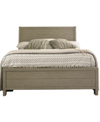 Furniture Cairo King Wood Panel Bed