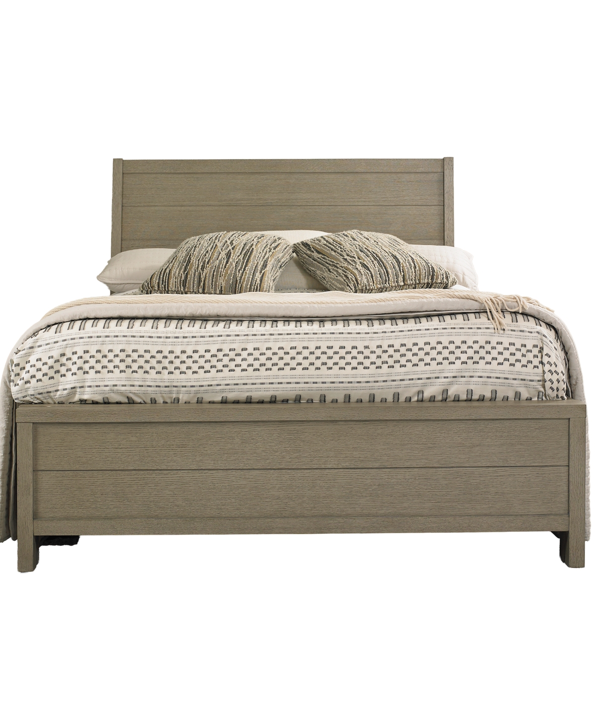 Furniture Cairo King Wood Panel Bed