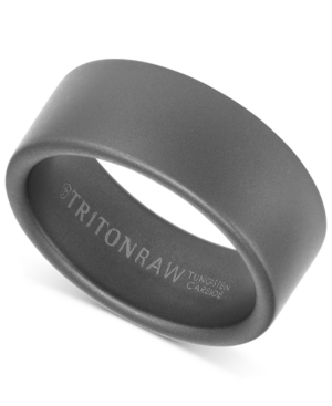 image of Triton Pure Raw Men-s Wide Band in Tungsten