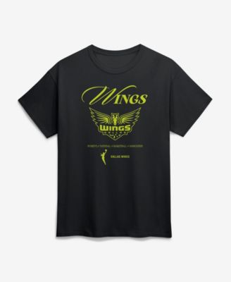Men's and Women's Black Dallas Wings In Motion T-Shirt
