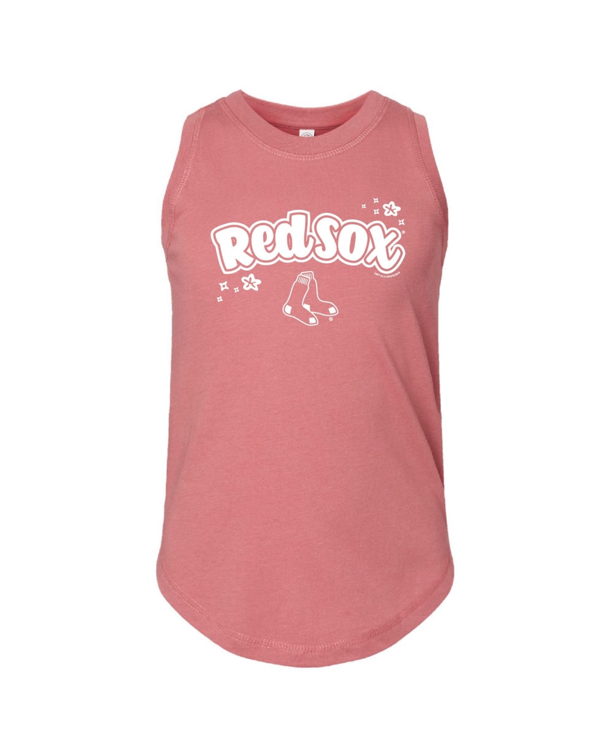 Soft As A Grape Girls' 4-16 Boston Red Sox Sleeveless Crewneck Tank Top - Pink