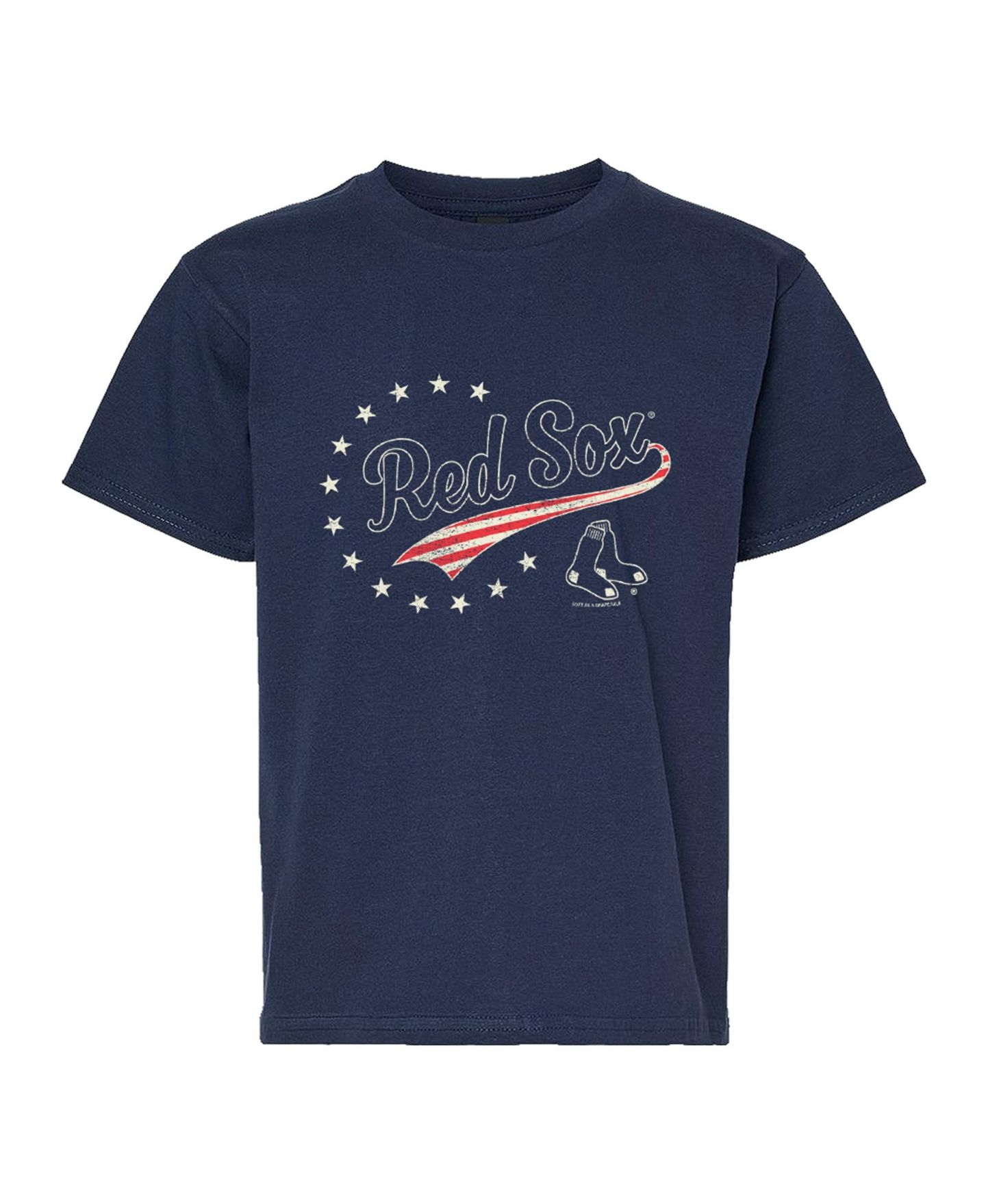 Детская футболка Soft As A Grape Navy Boston Red Sox Americana — фото 1