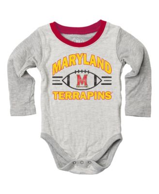 Baby Boys and Girls  Heather Gray Maryland Terrapins Jie Jie Hopper Set