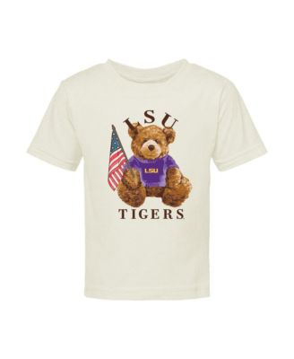 Baby Boys and Girls  Cream LSU Tigers All-American Teddi T-Shirt