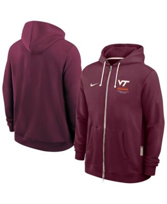 Men's Maroon Virginia Tech Hokies 2026 Sideline Dri-FIT Full-Zip Hoodie