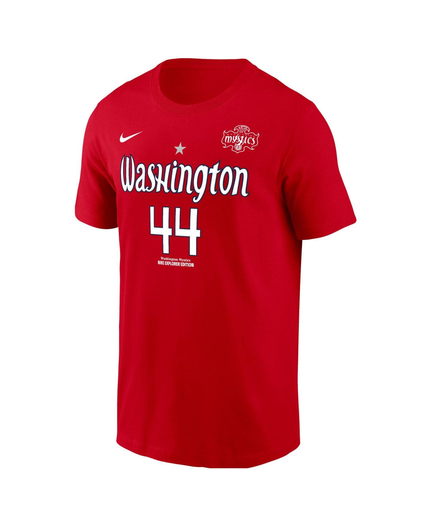 Мужская футболка Nike Kiki Iriafen Red Washington Mystics Name & Number — фото 2