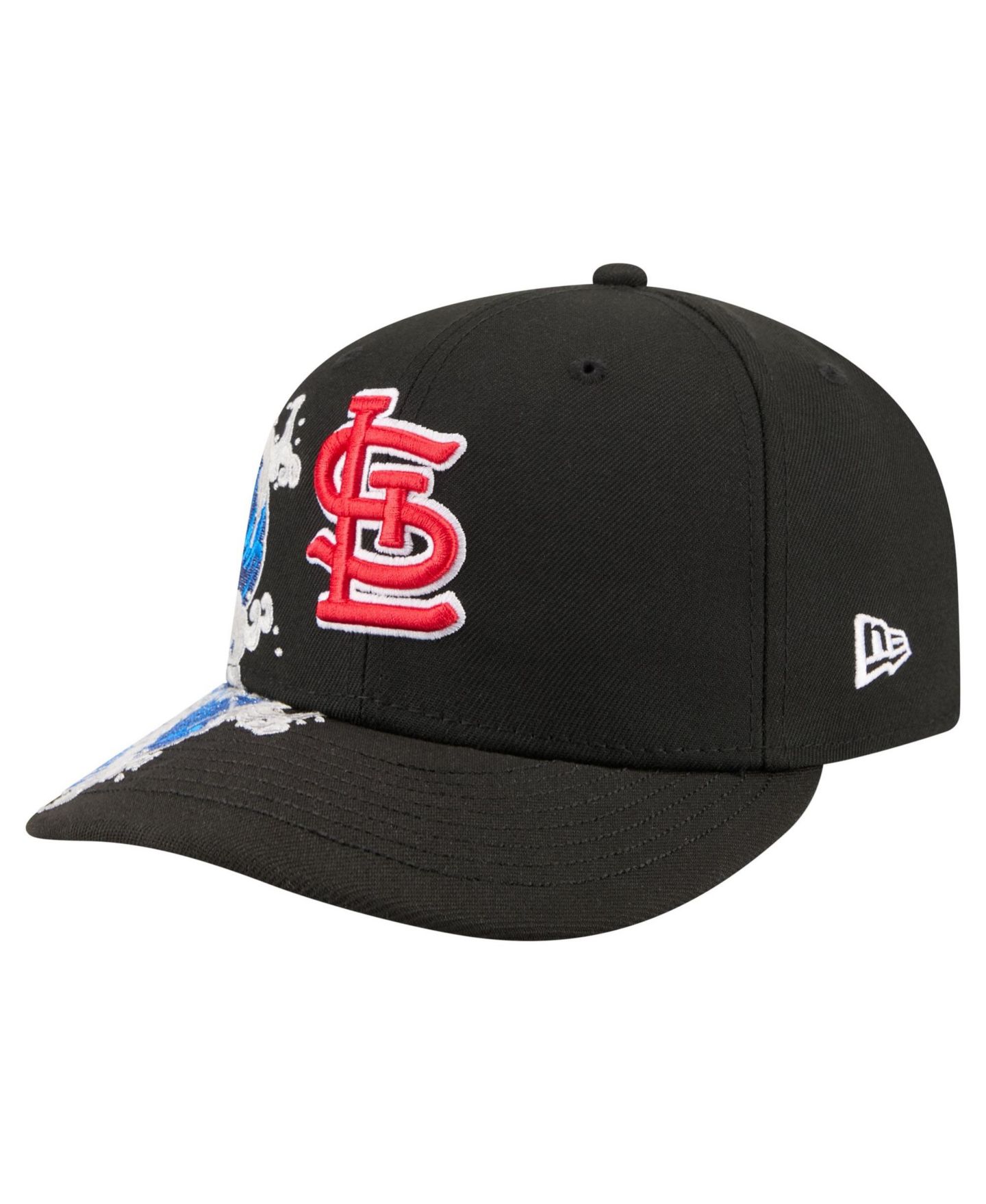 Мужская кепка New Era Black St. Louis Cardinals Surf 59FIFTY Fitted Hat — фото 3