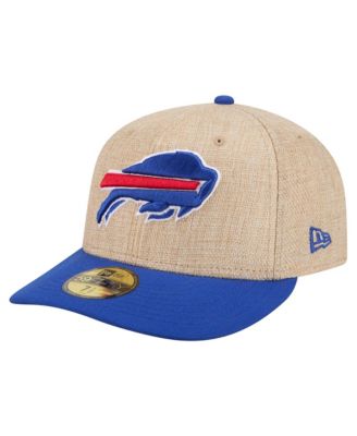 Men's  Natural/Royal Buffalo Bills Pre-Curved Twine 59FIFTY Fitted Hat