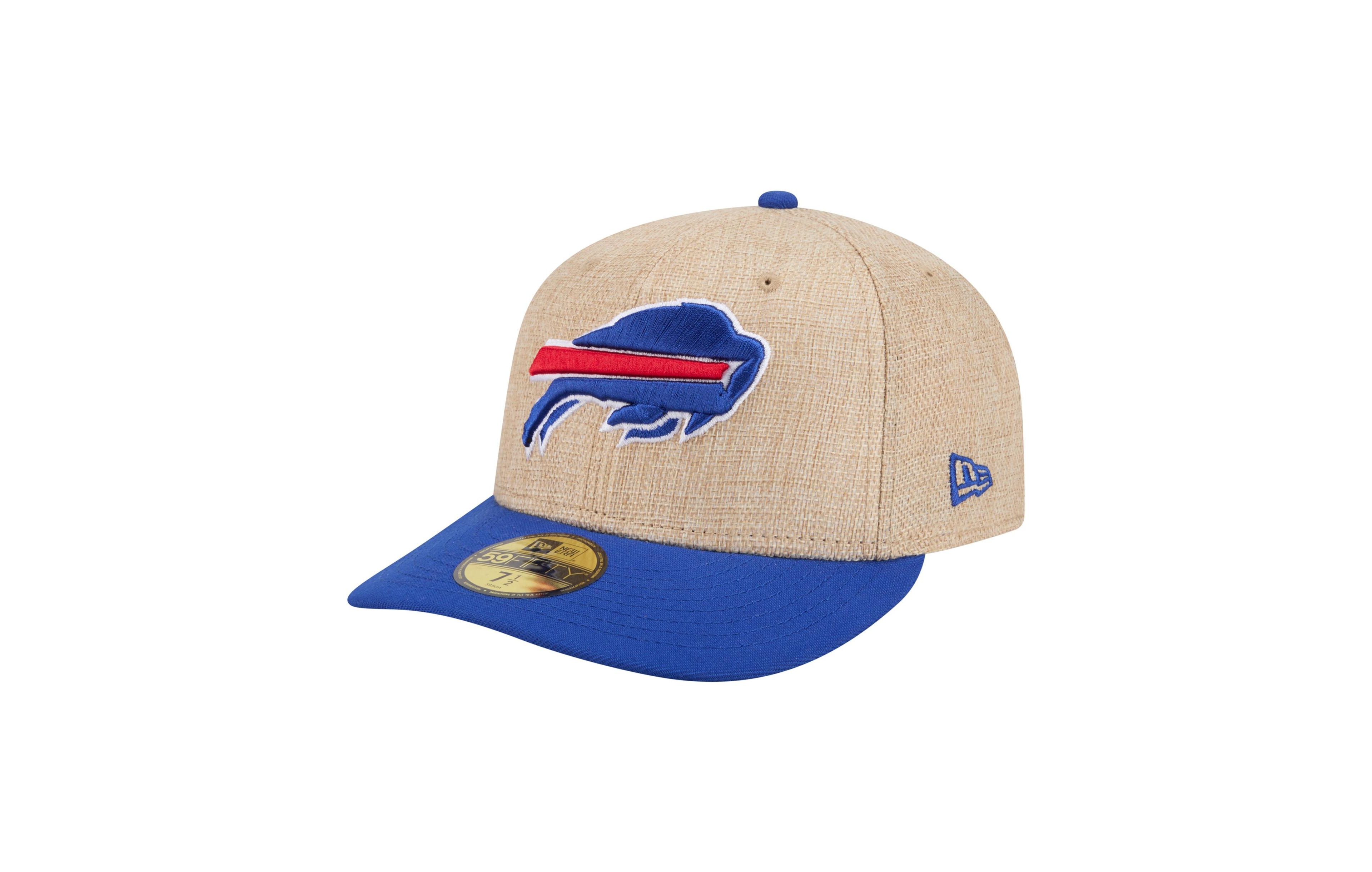 New Era Men's Natural/Royal Buffalo Bills Pre-Curved Twine 59FIFTY Fitted Hat