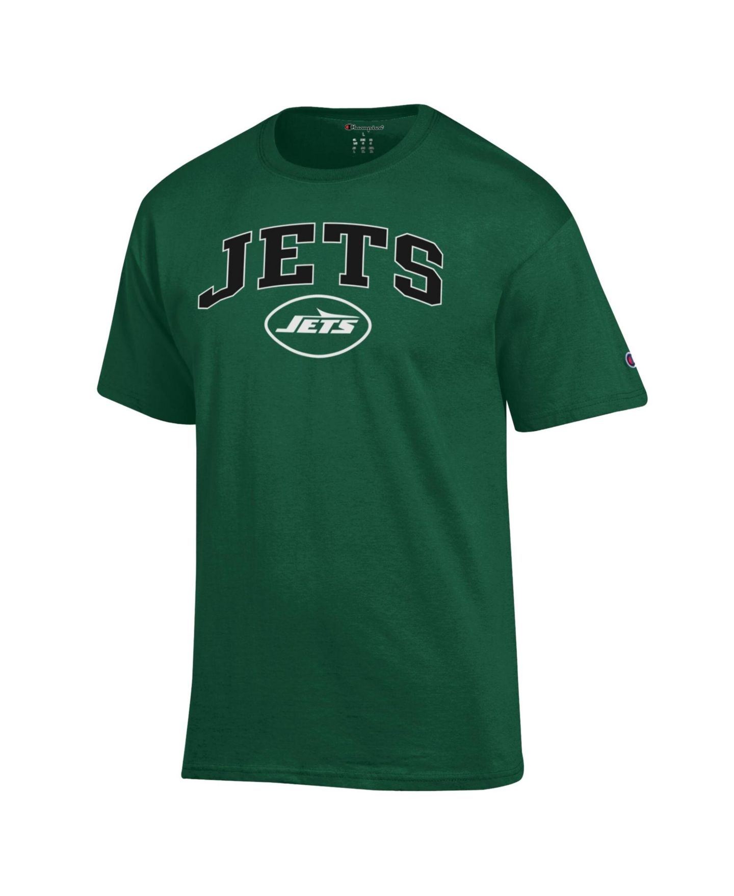 Мужская футболка Champion Green New York Jets Arch Over Logo — фото 2