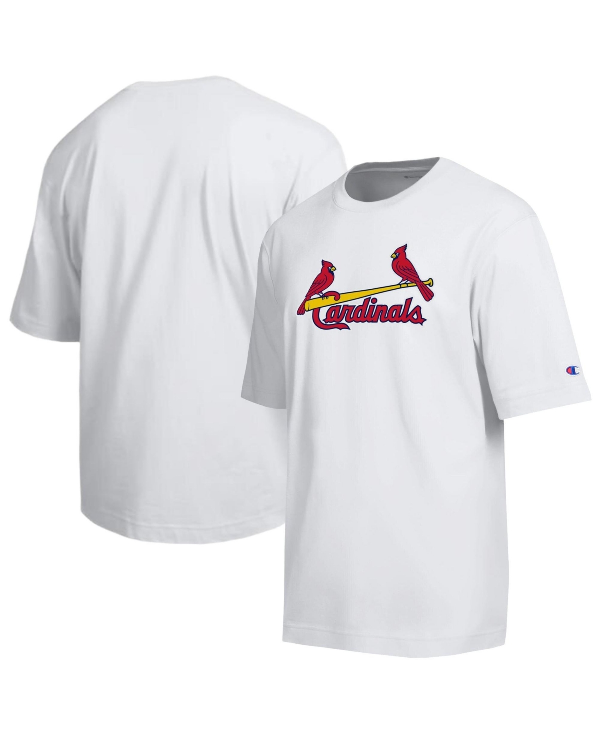 Champion Men's St. Louis Cardinals Graphic Crewneck T-Shirt - White