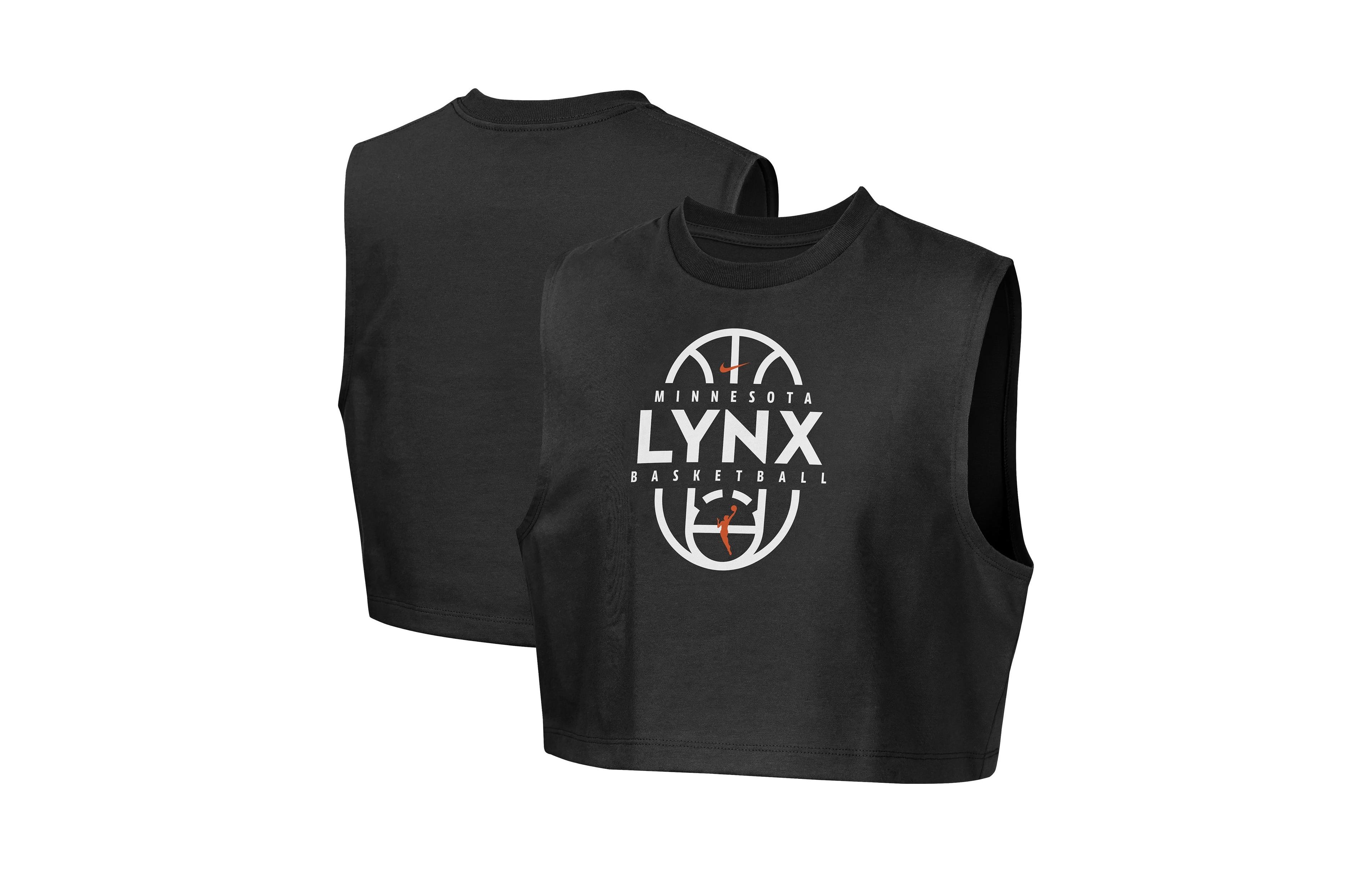 Nike Girls' 4-16 Minnesota Lynx Authentics Cotton Sleeveless Loose-Fit T-Shirt