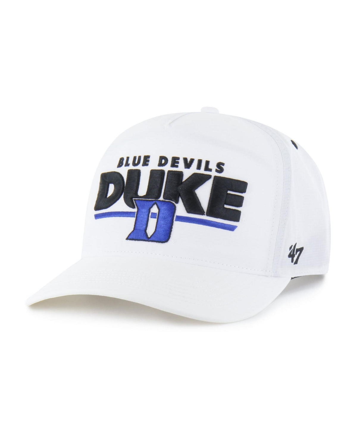 '47 Brand Men's and Women's White Duke Blue Devils Expressway Hitch Adjustable Hat - White