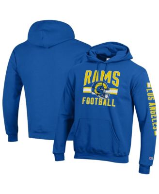 Men's  Royal Los Angeles Rams Powerblend Hoodie