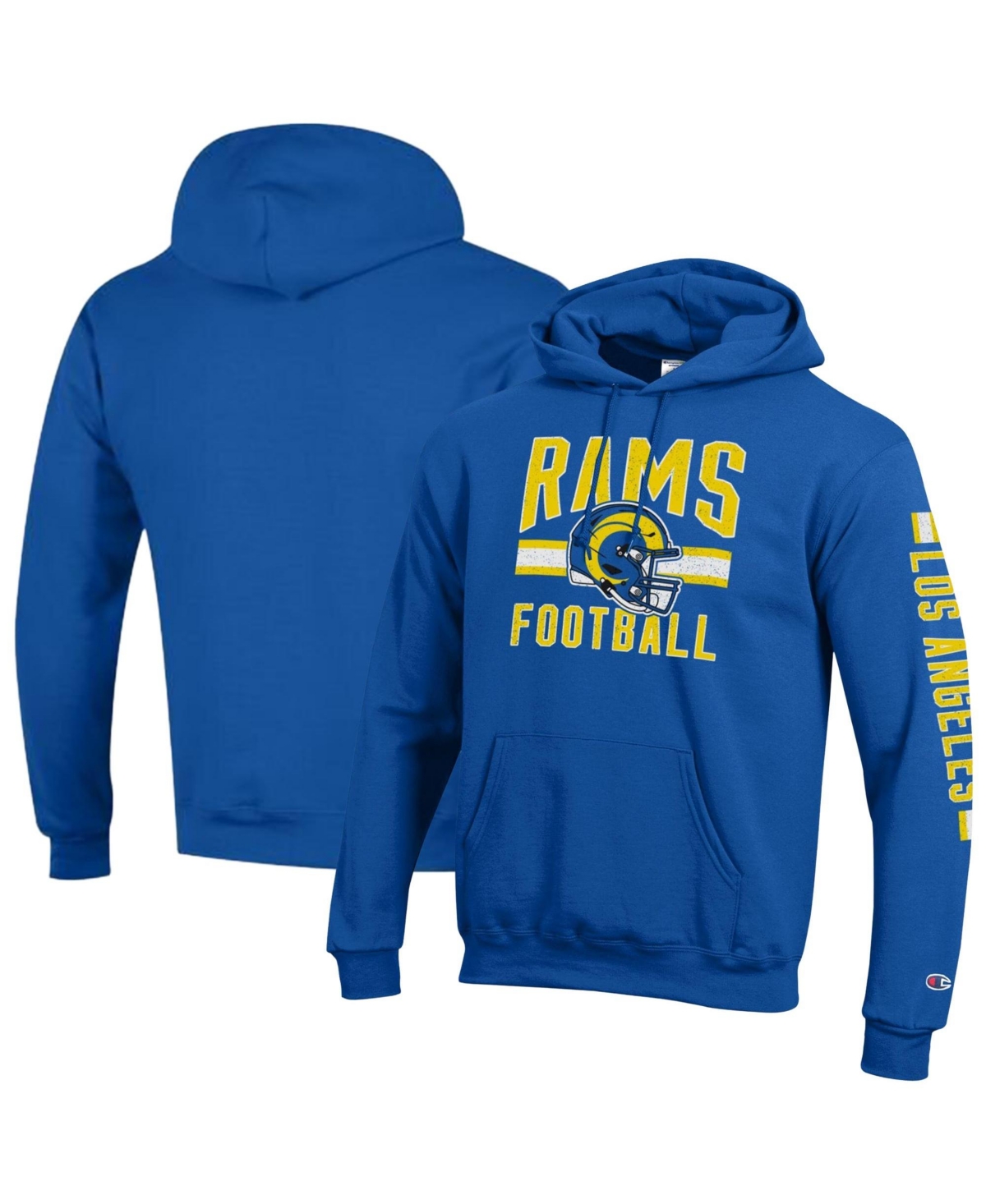 Champion Men's Los Angeles Rams Powerblend Graphic Hoodie