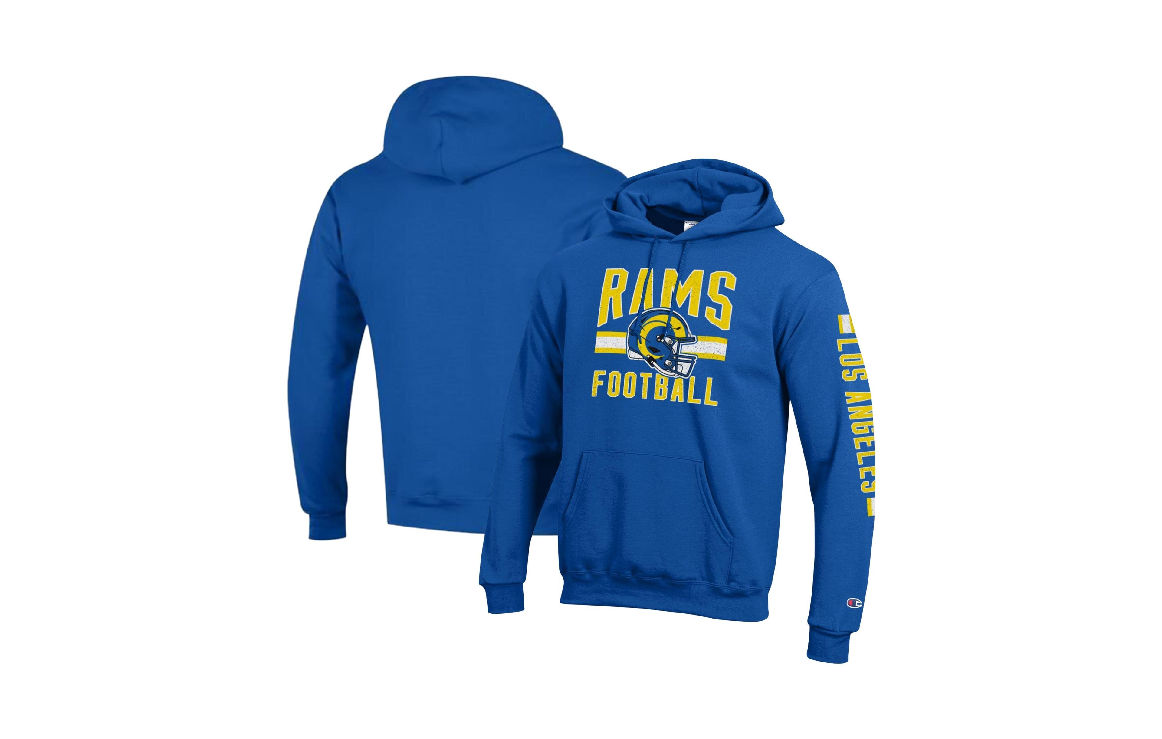 Champion Men's Los Angeles Rams Powerblend Graphic Hoodie