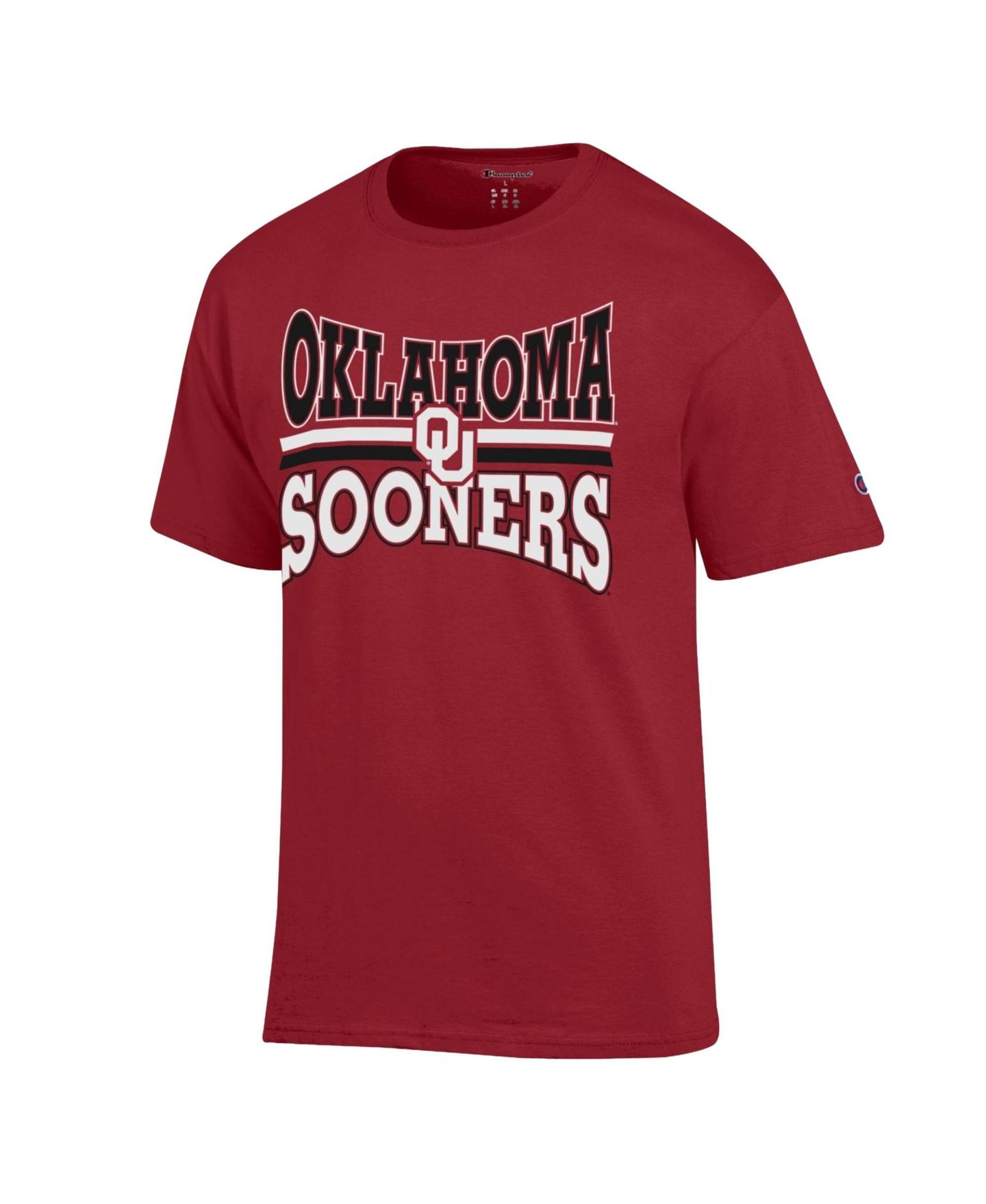 Мужская футболка Champion Crimson Oklahoma Sooners Team Zoom — фото 2