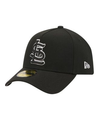 Men's  Black St. Louis Cardinals A-Frame 59FORTY Fitted Hat