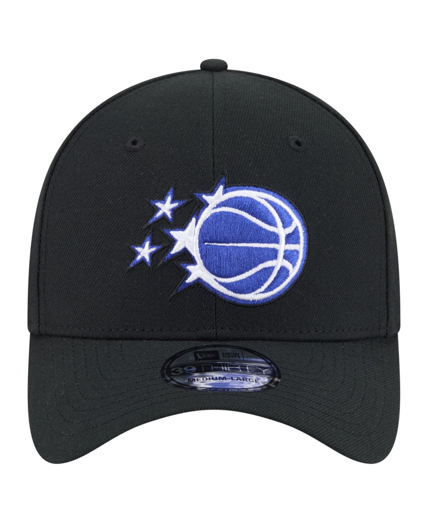 Мужская кепка New Era Black Orlando Magic 39THIRTY Flex Hat — фото 2