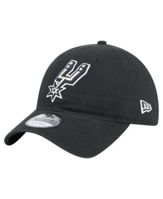 Men's  Black San Antonio Spurs Team 9TWENTY Adjustable Hat