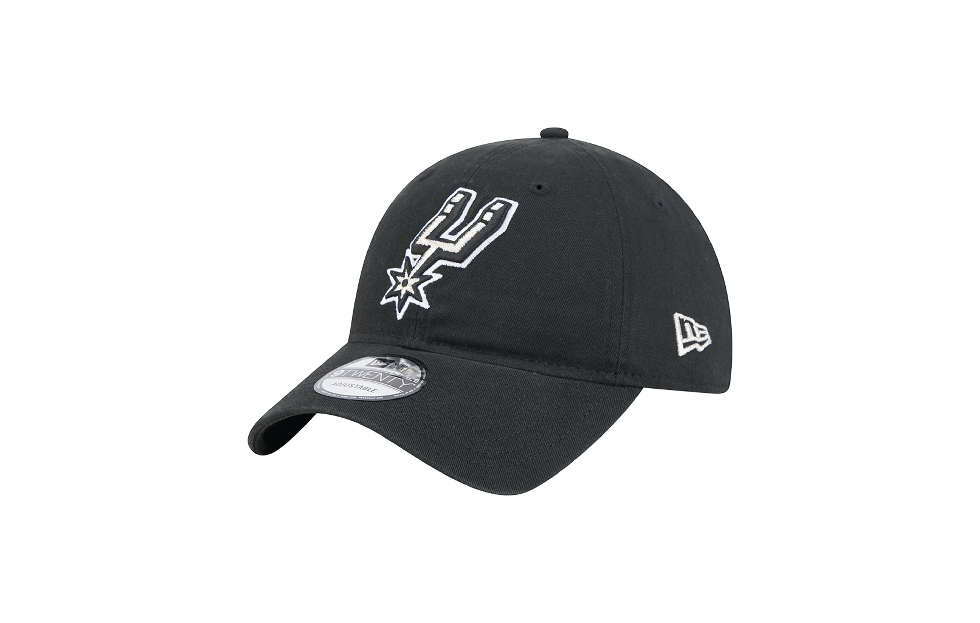 New Era Men's Black San Antonio Spurs Team 9TWENTY Adjustable Hat