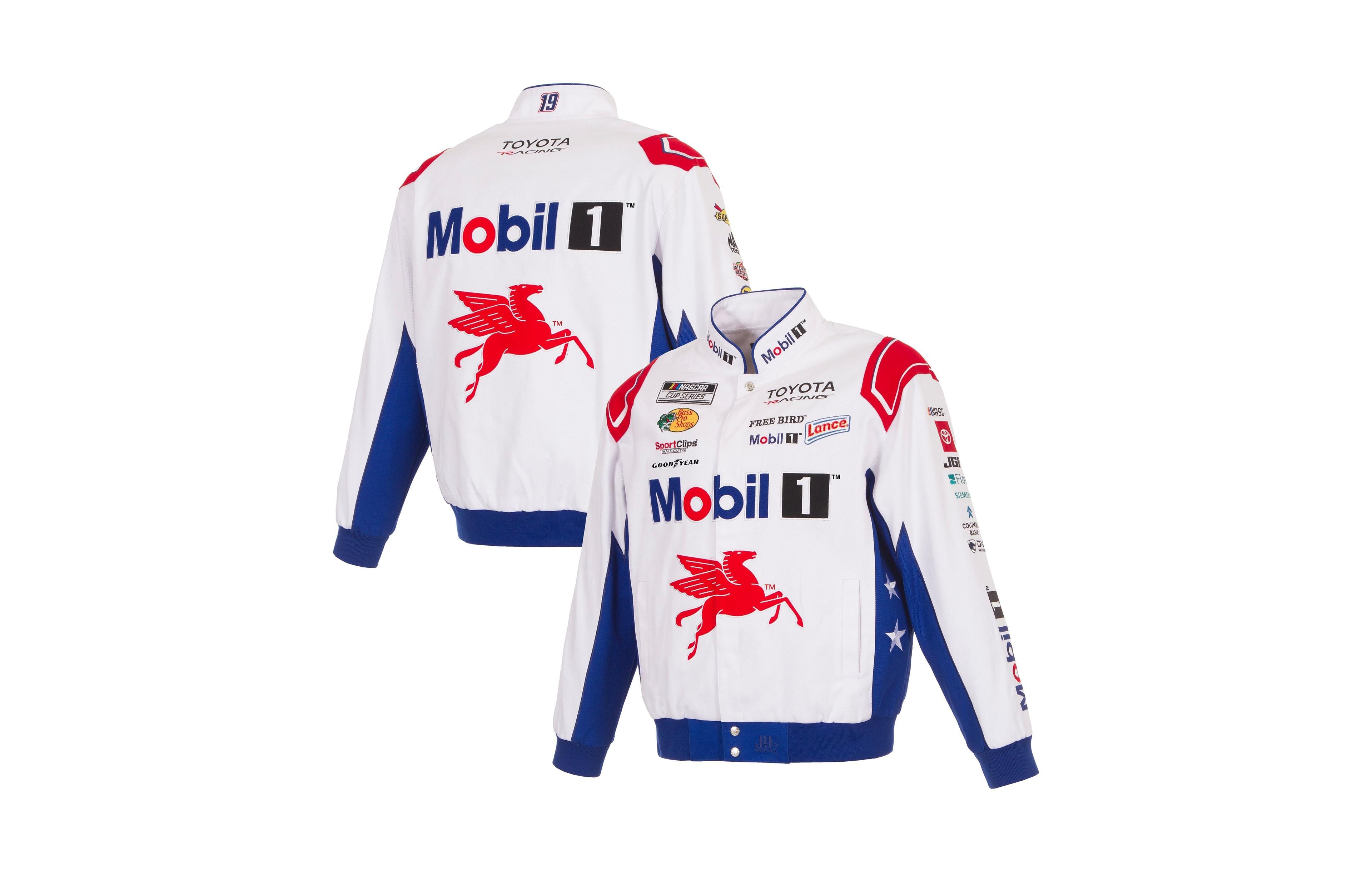Jh Design Men's Chase Elliott Napa Varsity Mock-Neck Jacket