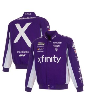 Men's Purple Bubba Wallace 2026 Xfinity Full-Snap Twill Racing Jacket