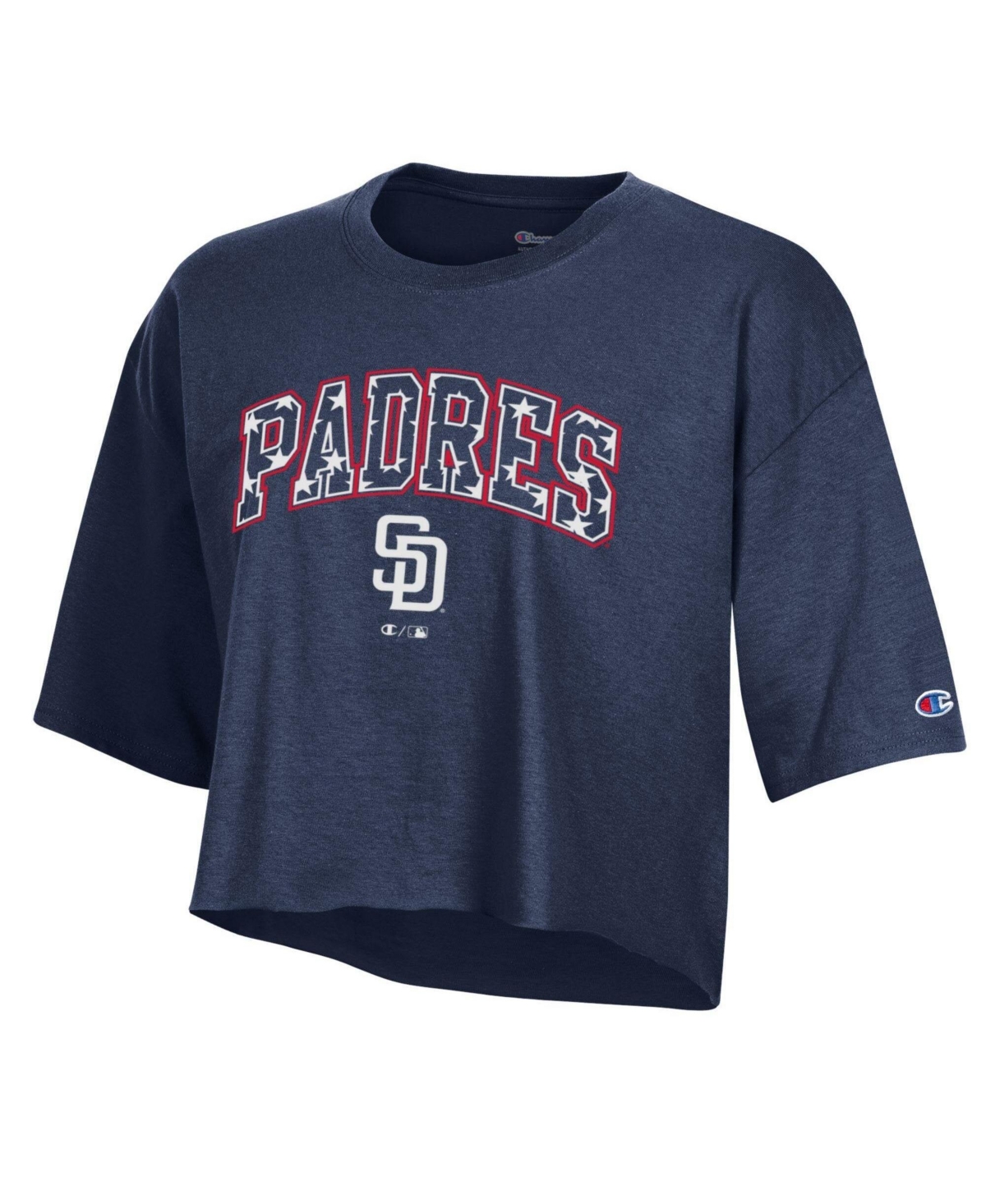Champion Women's San Diego Padres Cropped Short-Sleeve T-Shirt