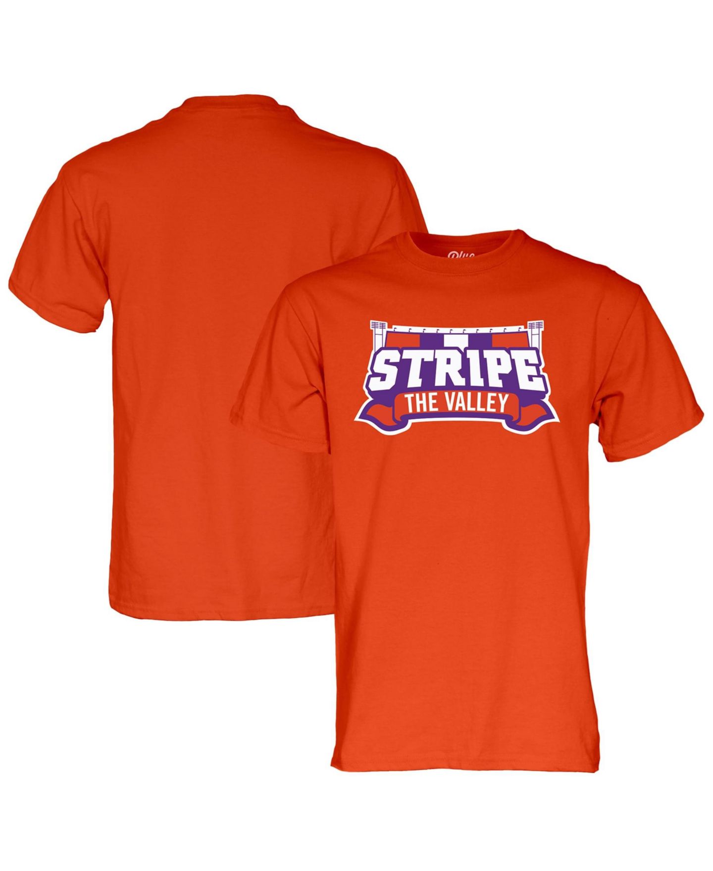 Футболка Blue 84 Orange Clemson Tigers Stripe the Valley — фото 1