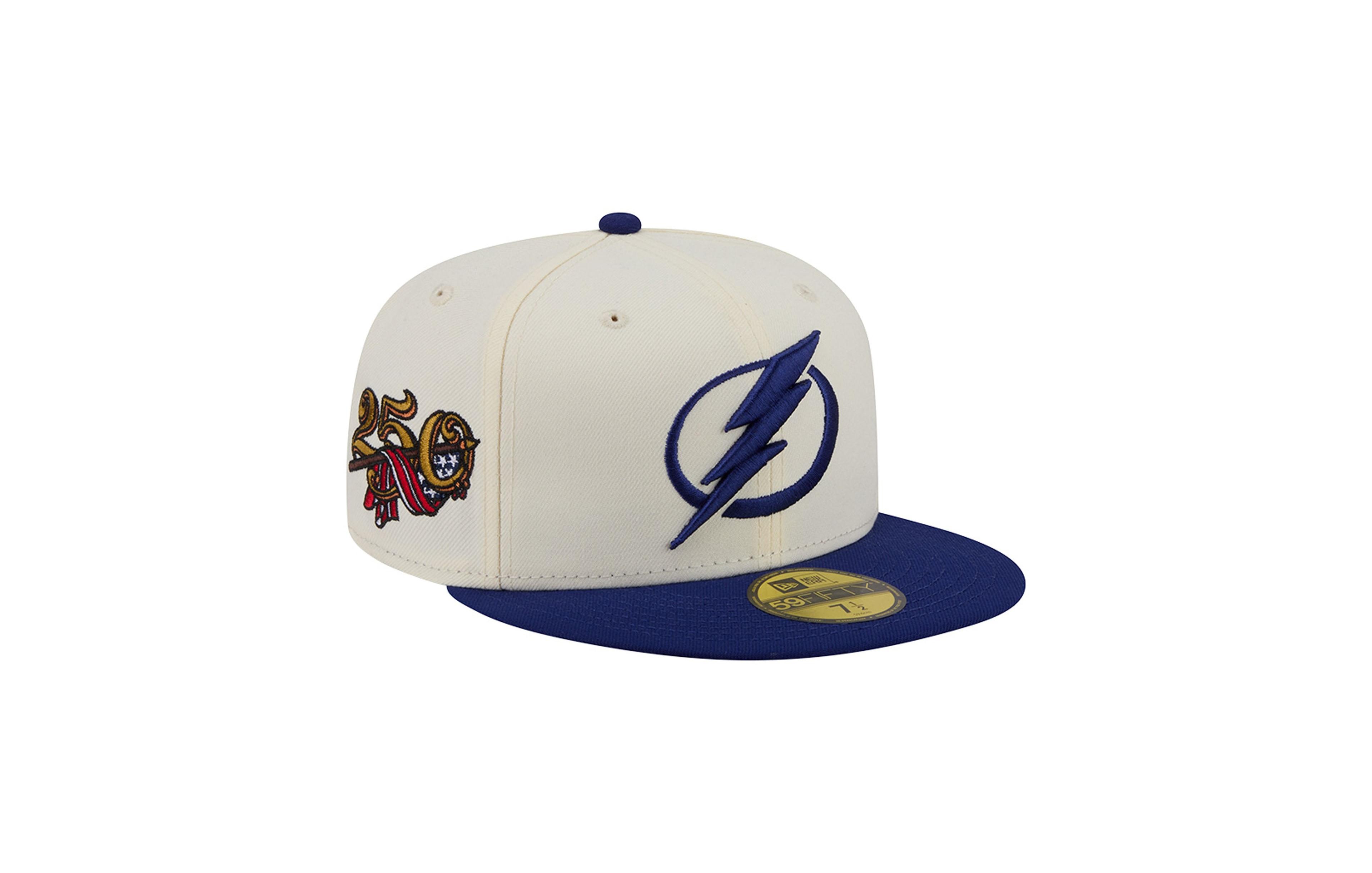 New Era Men's Cream Tampa Bay Lightning America's 250th Two-Tone 59FIFTY Fitted Hat