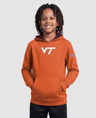 Big Boys and Girls  Orange Virginia Tech Hokies Fleece Hoodie