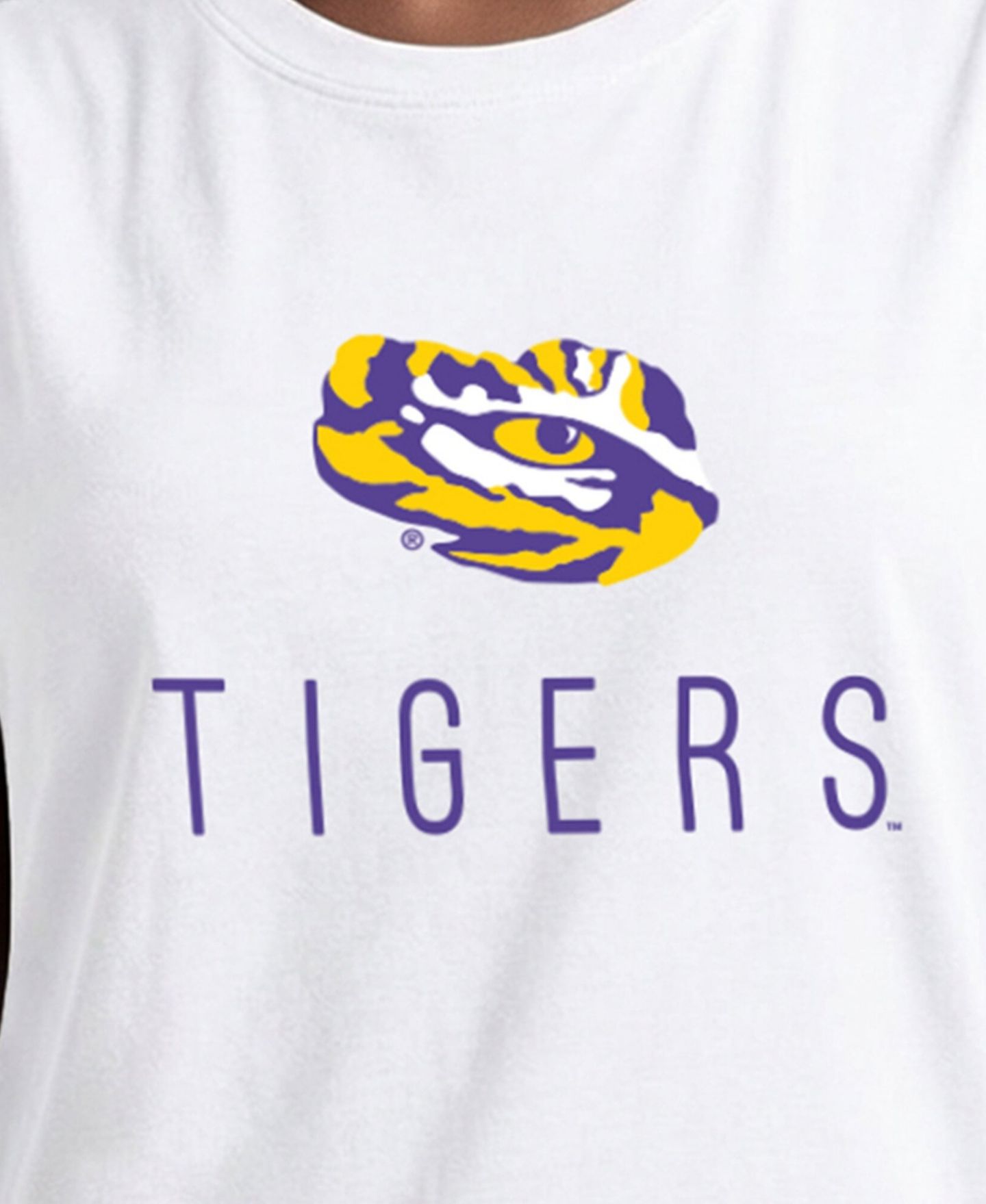 Женский топ Champion White LSU Tigers Lifestyle — фото 5