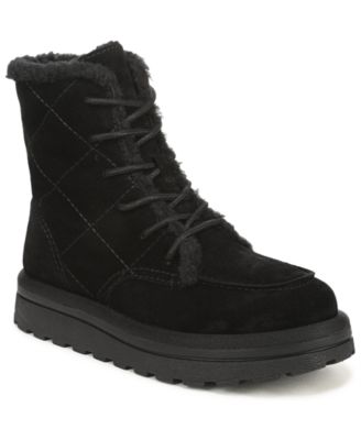 Women's Ossi Suede Faux Fur Round Toe Boots
