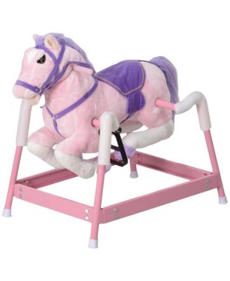 Plush Rocking Ride-On Toy, Ages 3-8