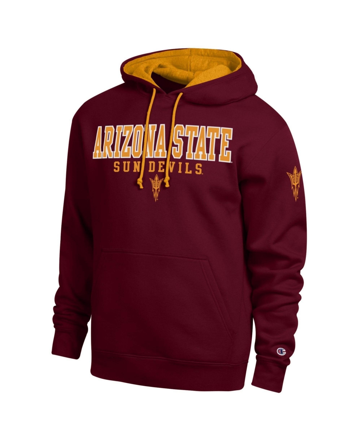 Champion Men's Graphic Pullover Hoodie - Maroon