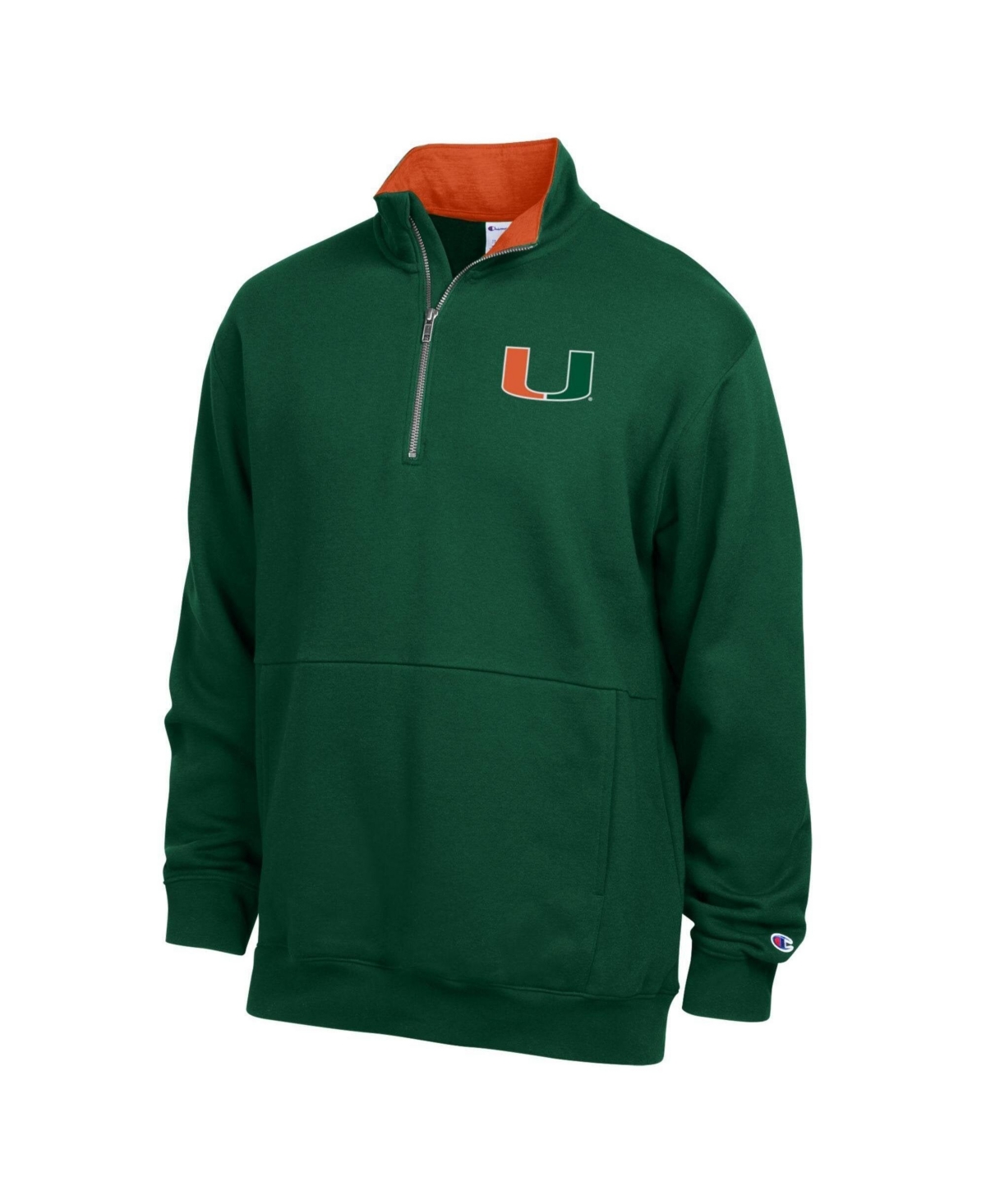 Champion Men's Quarter-Zip Fleece Mock Collar Pullover