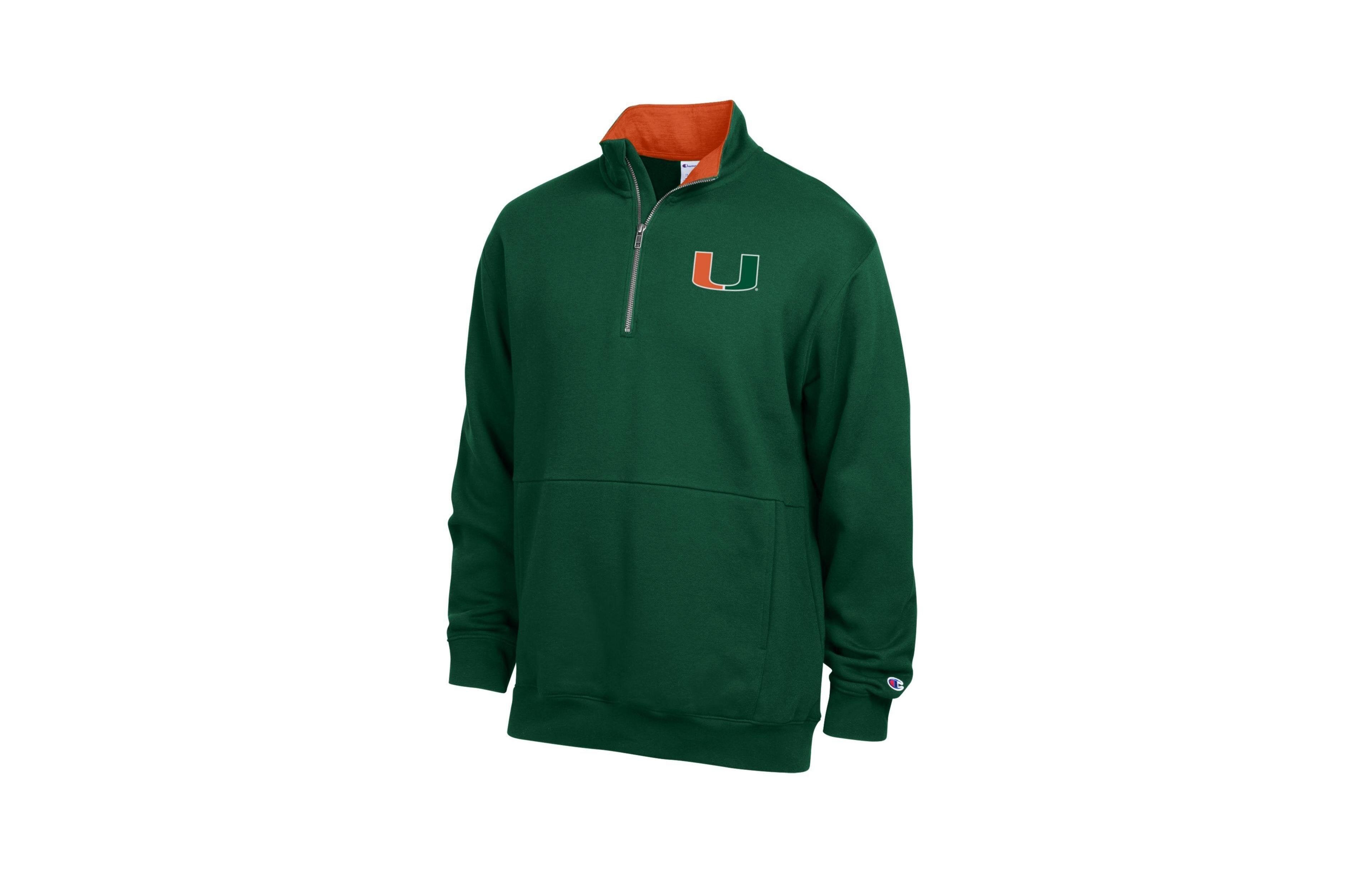 Champion Men's Quarter-Zip Fleece Mock Collar Pullover