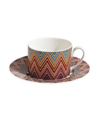 Tea Cup and Saucer ICONIC Set of 2 Cups
