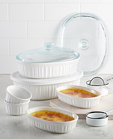 French White 10-Pc. Bakeware Set, Created for Macy's